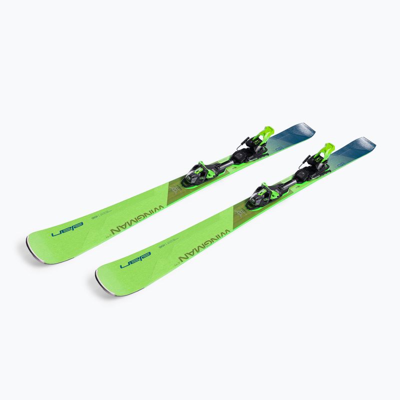 Schiuri de coborâre pentru bărbați Elan Wingman 86 CTI Fusion X + EMX 12 verzi ABAHBR21 4