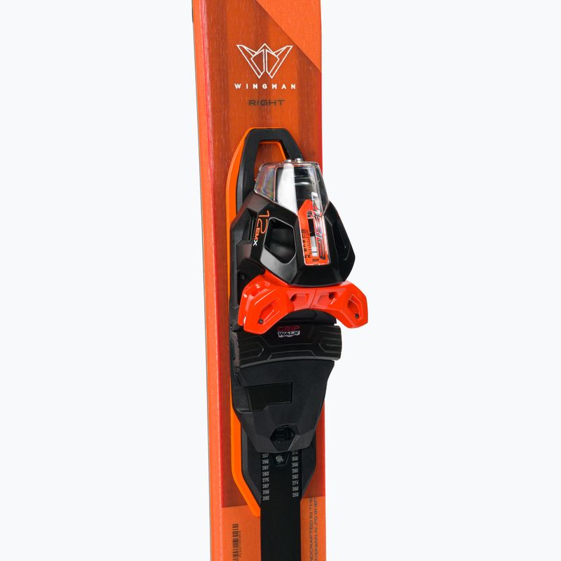 Schi alpin Elan Wingman 82 CTI Fusion + EMX 12 albastru-portocaliu ABBHBT21 6