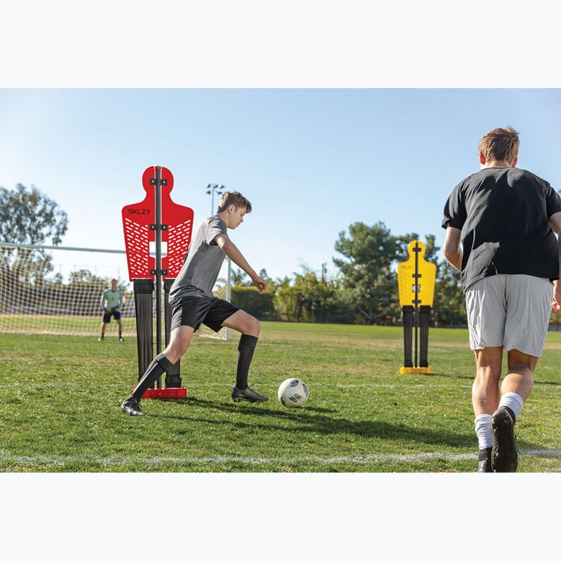 Manechin de antrenament SKLZ Pro Training Soccer Defender roșu 6