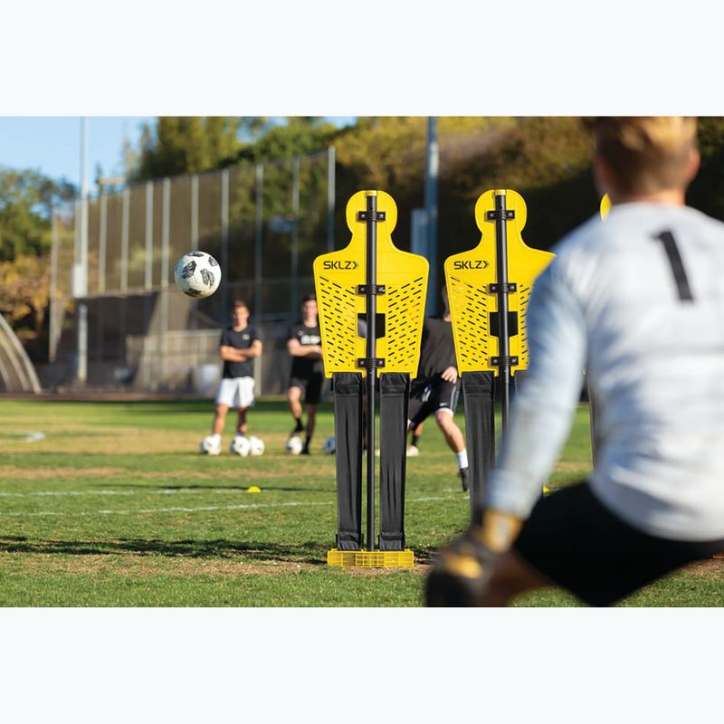 Manechin de antrenament SKLZ Pro Training Soccer Defender galben 5