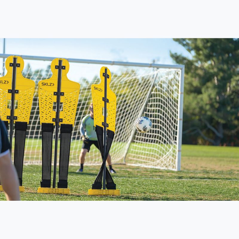 Manechin de antrenament SKLZ Pro Training Soccer Defender galben 7