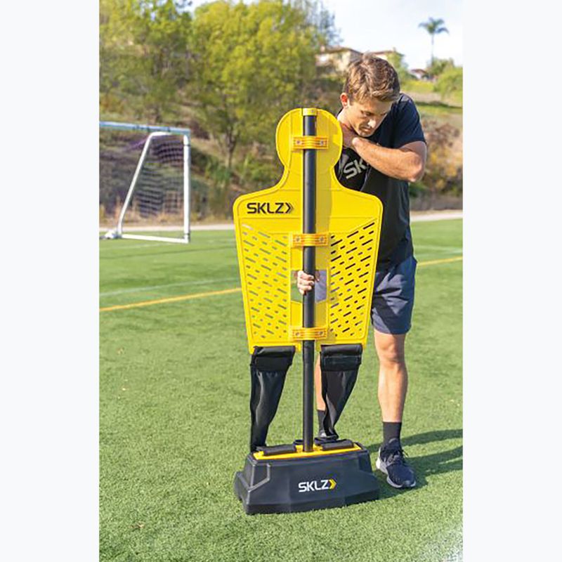 Manechin de antrenamenty SKLZ Pro Training Soccer Defender with BASE galben 10