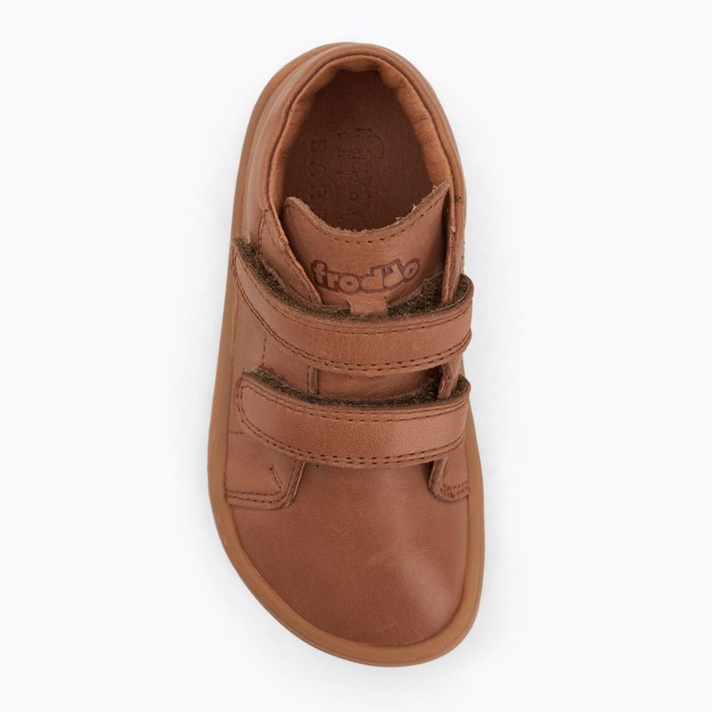 Încălțăminte barefoot pentru copii Froddo First Step cognac 5
