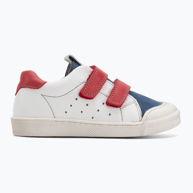 Încălțăminte barefoot pentru copii Froddo Rosario white/red 2