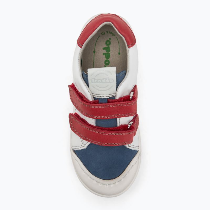 Încălțăminte barefoot pentru copii Froddo Rosario white/red 5