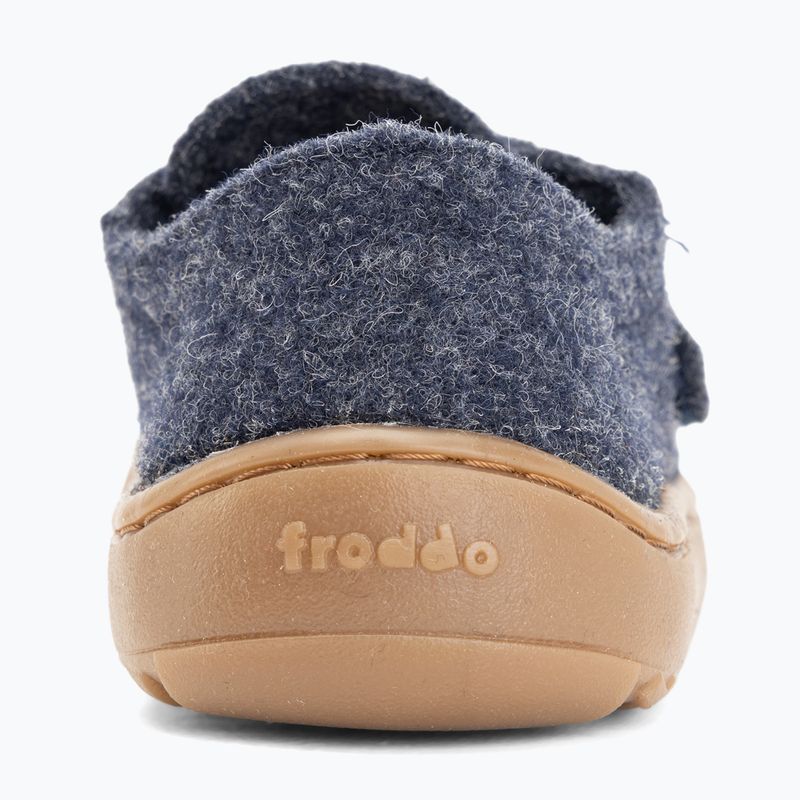 Încălțăminte barefoot pentru copii Froddo Barefoot Wooly dark blue 6