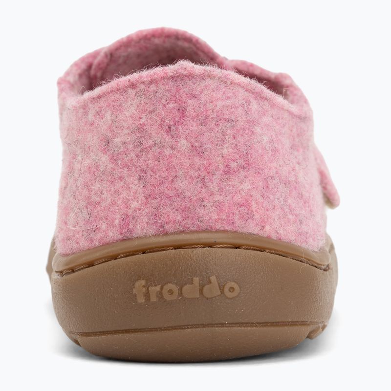 Încălțăminte barefoot pentru copii Froddo Barefoot Wooly pink 6