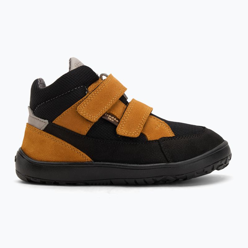 Pantofi barefoot pentru copii Froddo Up Tex Autumn negru/oranj 2