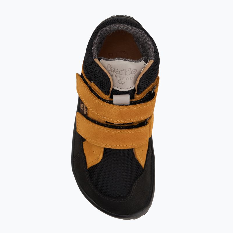 Pantofi barefoot pentru copii Froddo Up Tex Autumn negru/oranj 5