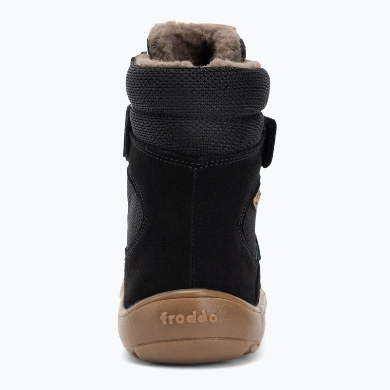 Ghete barefoot pentru copii Froddo Tex Winter negre 6
