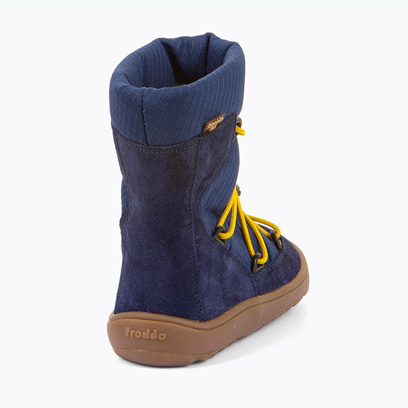 Ghete de zăpadă barefoot pentru copii Froddo Barefoot Tex Track Wool blue 4