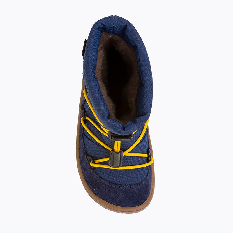 Ghete de zăpadă barefoot pentru copii Froddo Barefoot Tex Track Wool blue 6