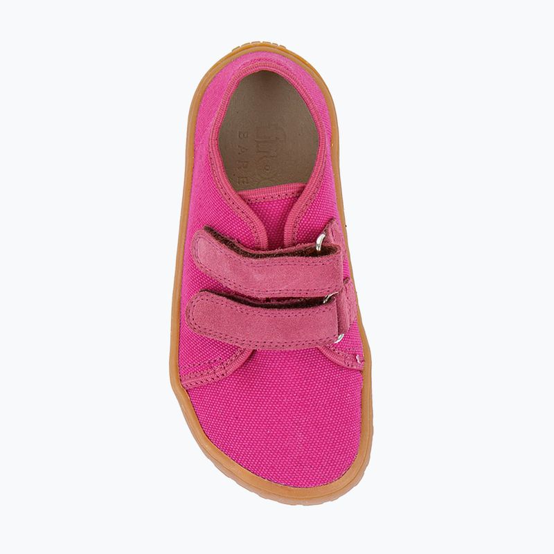 Încălțăminte barefoot pentru copii Froddo Canvas fuchsia 6