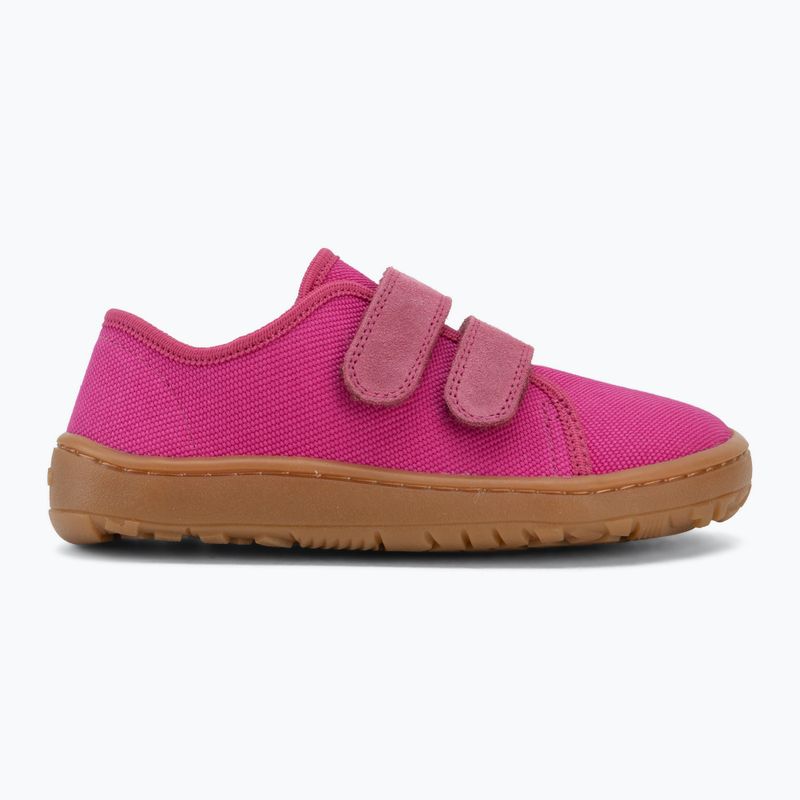 Încălțăminte barefoot pentru copii Froddo Canvas fuchsia 2
