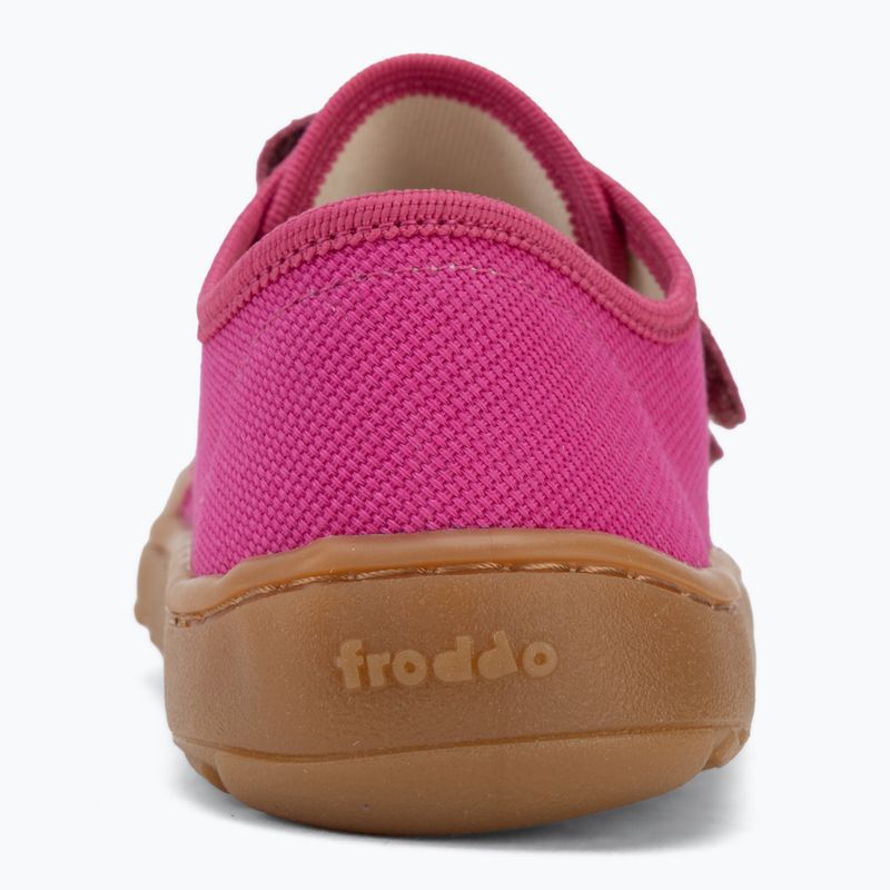 Încălțăminte barefoot pentru copii Froddo Canvas fuchsia 6
