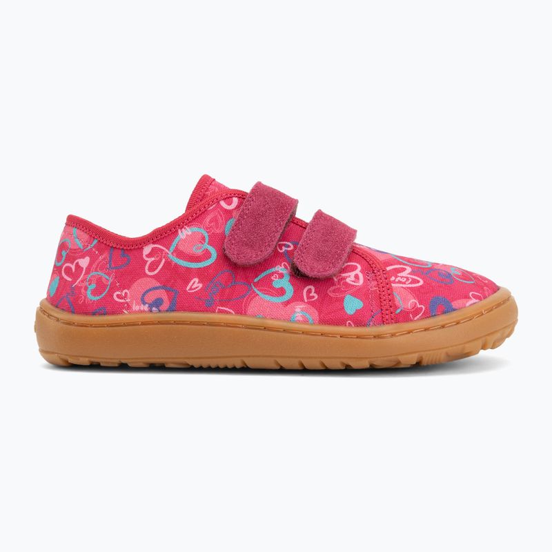 Încălțăminte barefoot pentru copii Froddo Barefoot Canvas fuxia+ 2