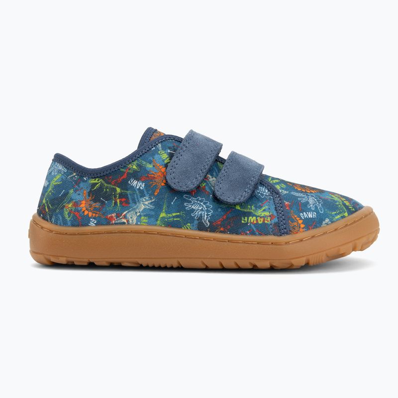 Încălțăminte barefoot pentru copii Froddo Barefoot Canvas denim+ 2