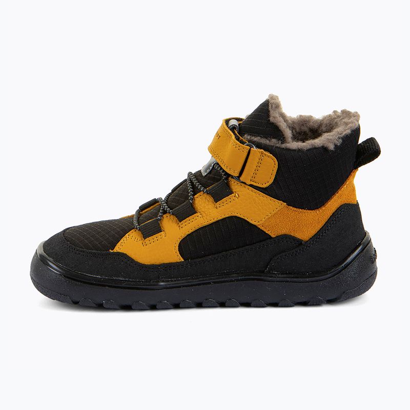 Ghete de zăpadă barefoot pentru copii Froddo Barefoot Up Path Tex black/yellow 3