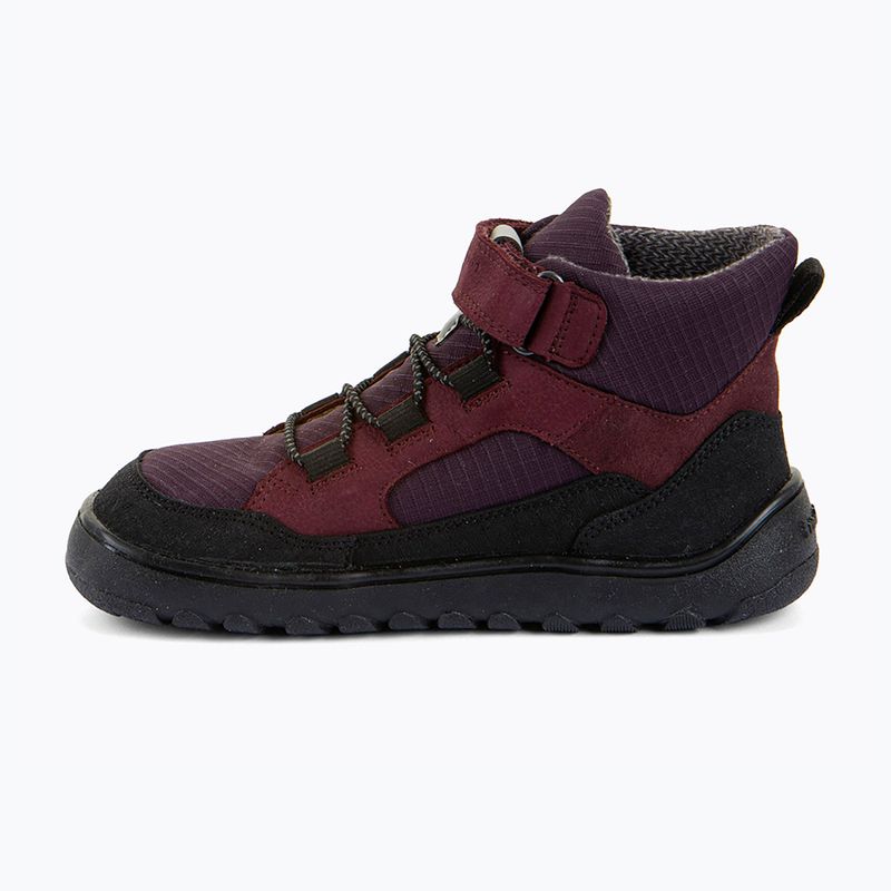 Ghete de zăpadă barefoot pentru copii Froddo Barefoot Up Path Tex dark bordeaux 3