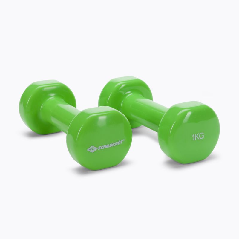 Gantere Schildkrot set Vinyl Dumbbells in Suitcase 960010 5