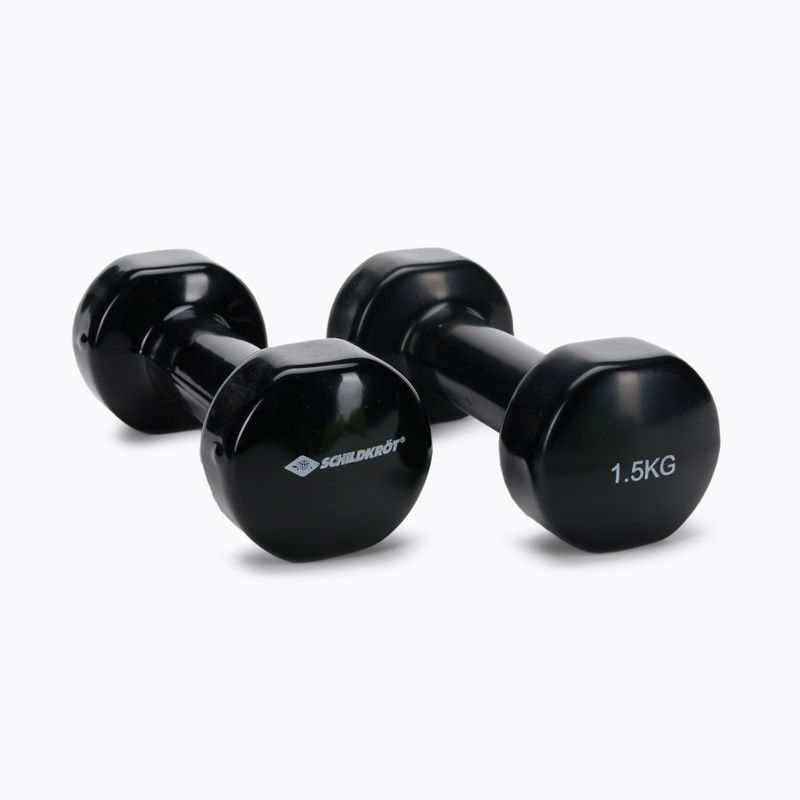 Gantere Schildkrot set Vinyl Dumbbells in Suitcase 960010 6