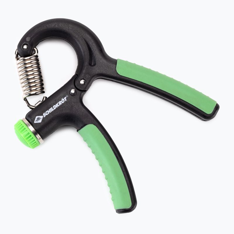 Flexor de mâini Schildkrot Hand Grip Trainer Pro, gri și verde, 960122 2