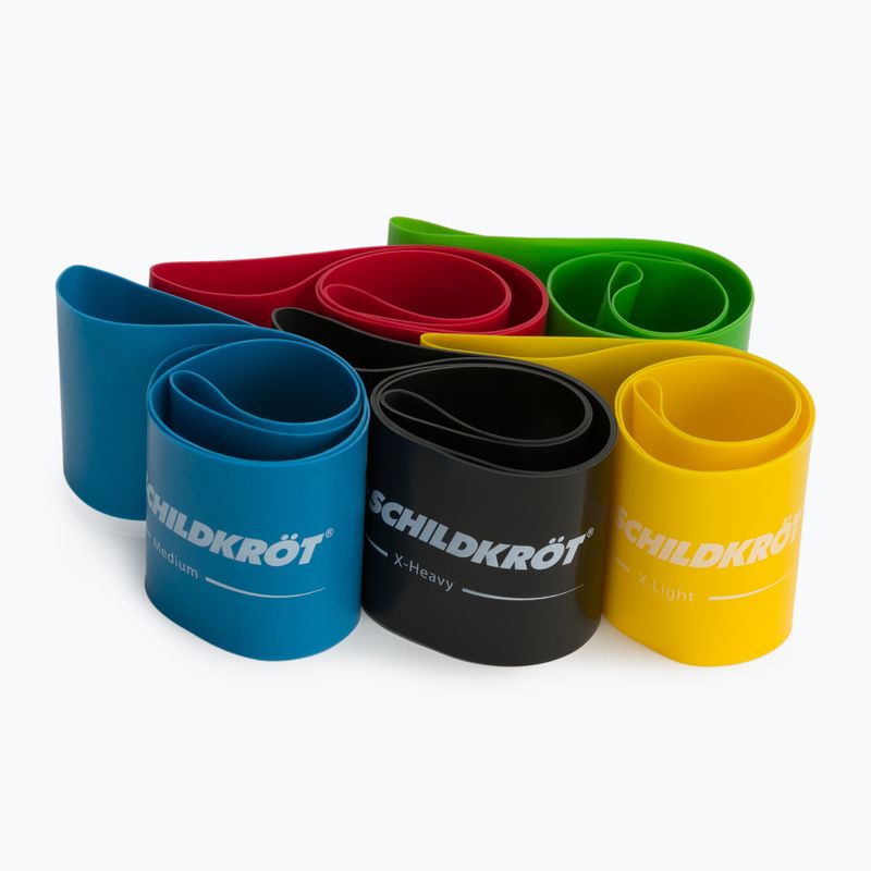Benzi elastice de exerciții Schildkrot set of 5 Mini Resistance Band