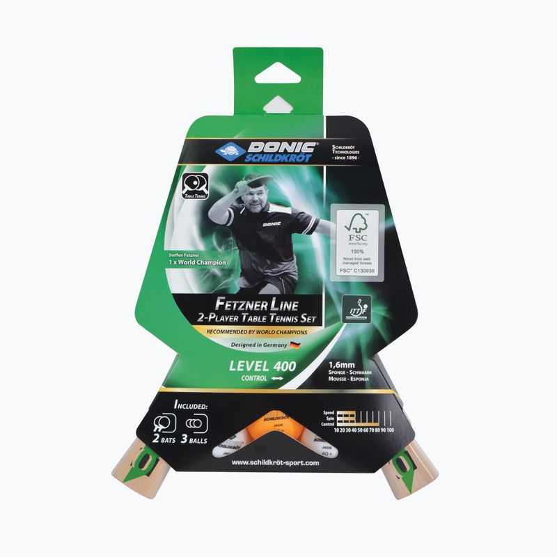 Set de tenis de masă  Donic-Schildkröt Fetzner Line 400 FSC 2