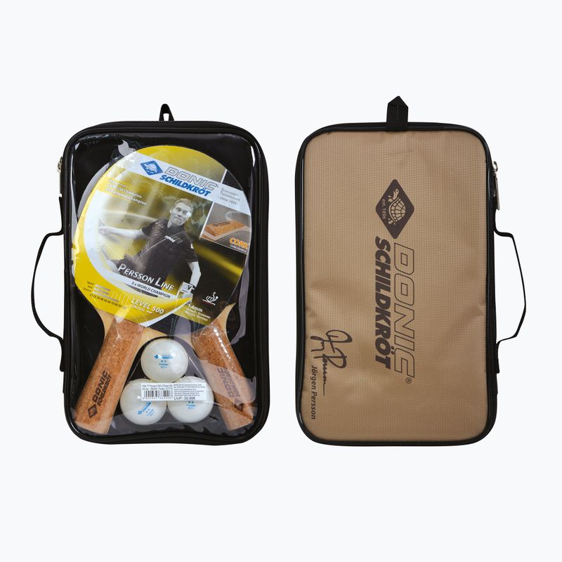 Se de tenis de masă Donic-Schildkröt Persson 500 Kork Set 10