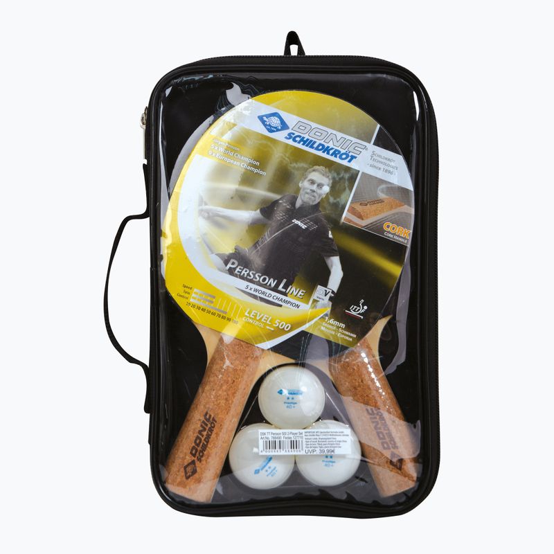 Se de tenis de masă Donic-Schildkröt Persson 500 Kork Set 11