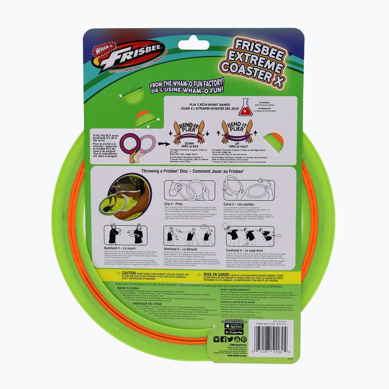 Frisbee Sunflex Extreme Coaster X verde/portocaliu 81137 3