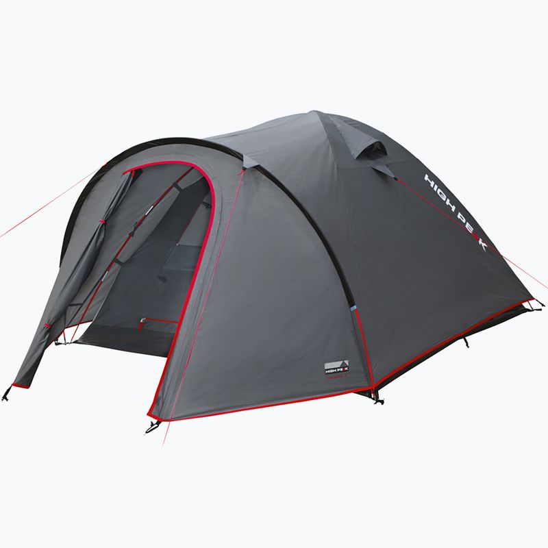 Cort de camping pentru 2 persoane High Peak Nevada Grey 10199