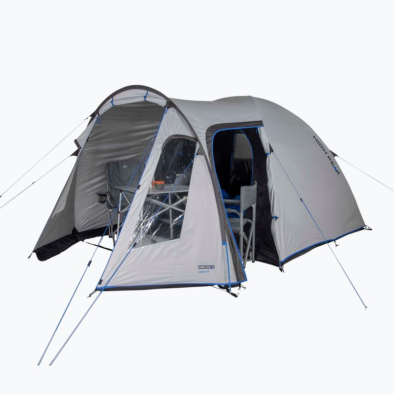 Cort de camping pentru 4 persoane High Peak Tessin gri 10224 5