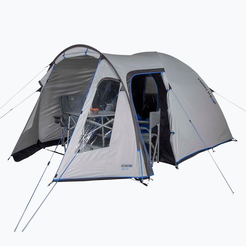 Cort de camping pentru 5 persoane High Peak Tessin gri 10228 5