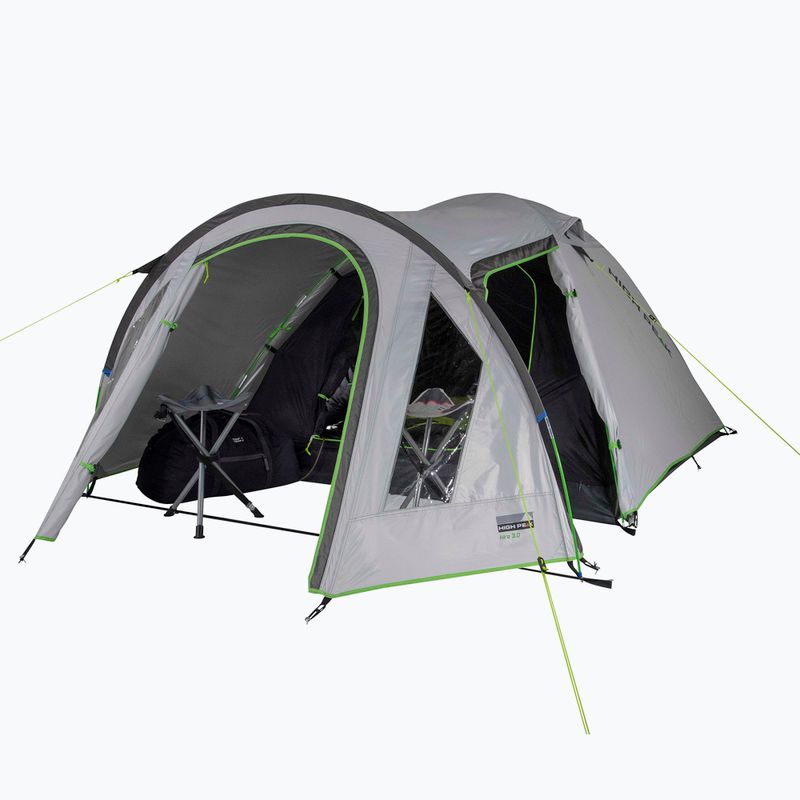 Cort de camping pentru 3 persoane High Peak Kira gri 10370 6