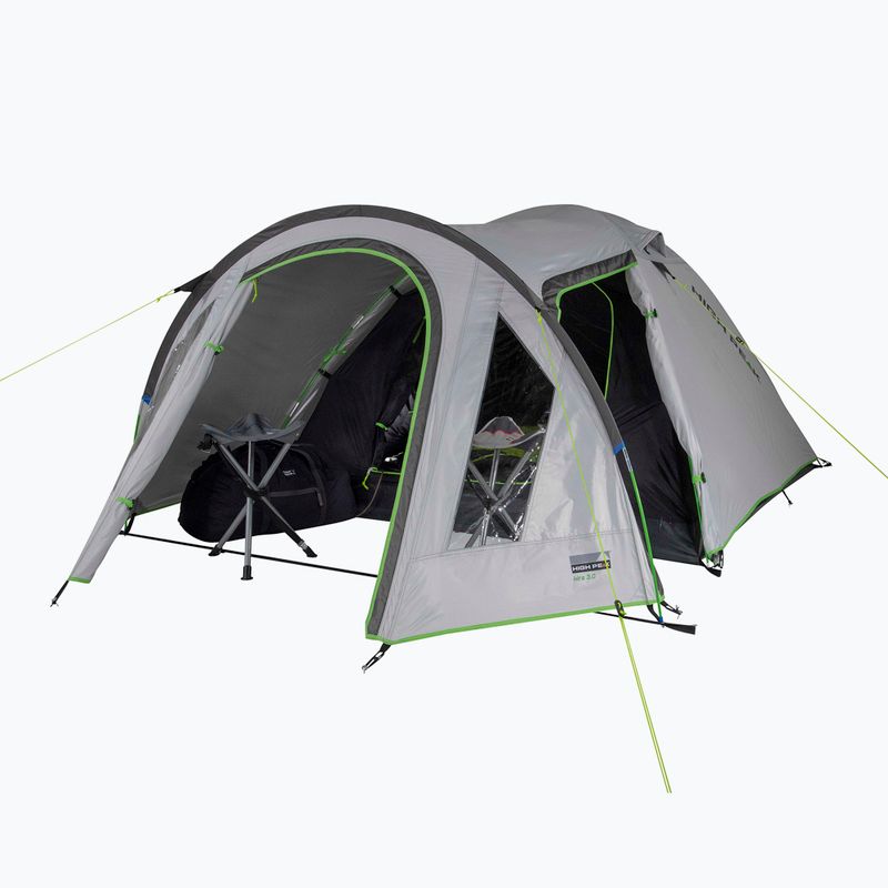 Cort de camping pentru 5 persoane High Peak Kira gri 10376 6