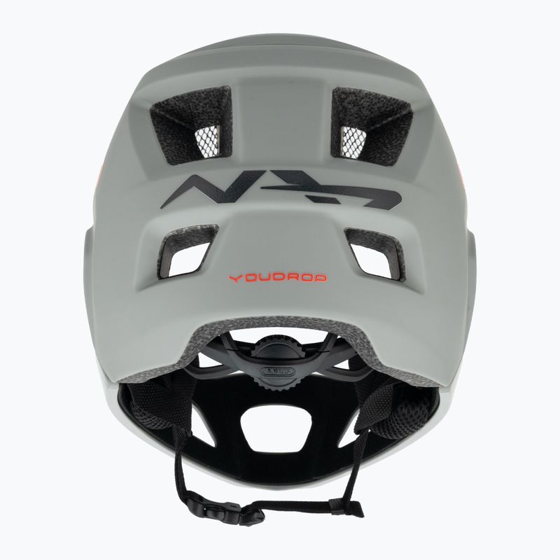 Cască de bicicletă pentru copii ABUS Youdrop FF chalk grey 3