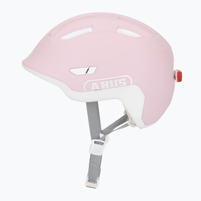 Cască de ciclism pentru copii ABUS Smiley 3.0 ACE LED pure rose 3