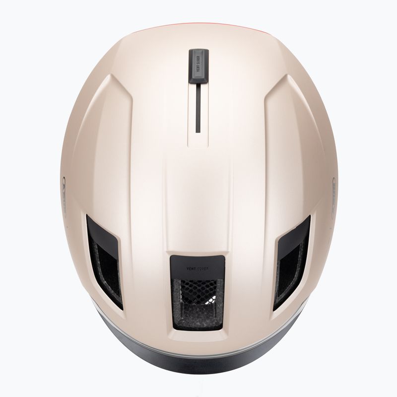 Cască de ciclism cu semnalizatoare ABUS Hyp-E champagne gold 6