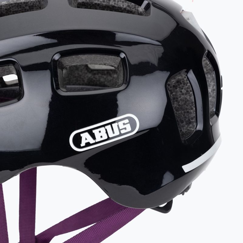 Cască de ciclism pentru copii  ABUS Youn-I 2.0 black violet 8