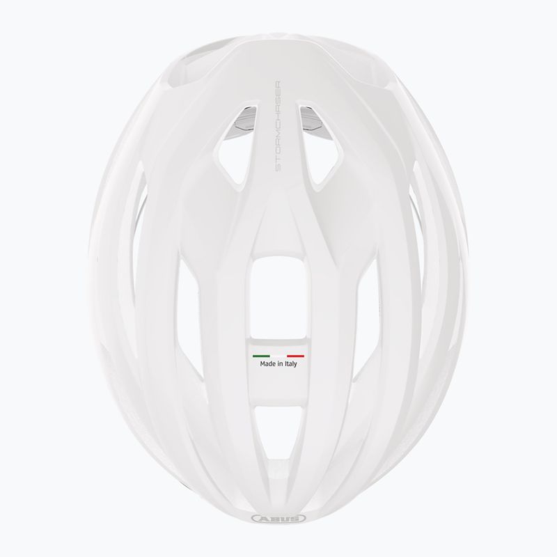 Cască de ciclism ABUS StormChaser Ace pure white 6