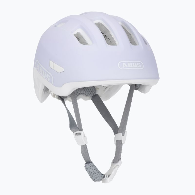 Cască de ciclism pentru copii ABUS Smiley 3.0 ACE LED pure lavender
