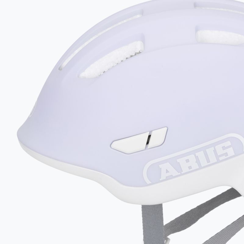 Cască de ciclism pentru copii ABUS Smiley 3.0 ACE LED pure lavender 8