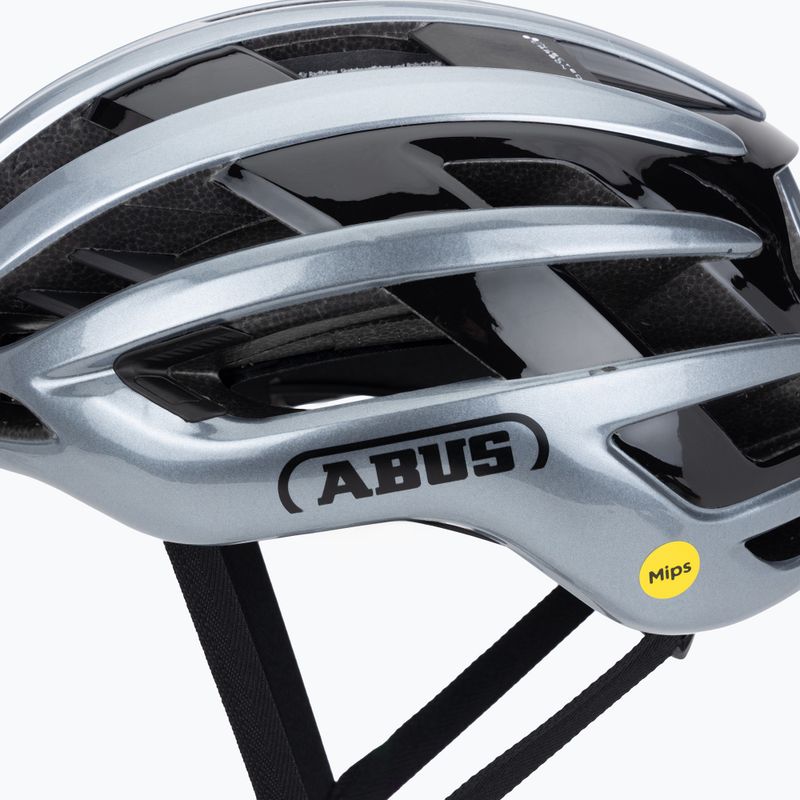 Cască de ciclism ABUS Airbreaker 2.0 Mips graphite silver 7