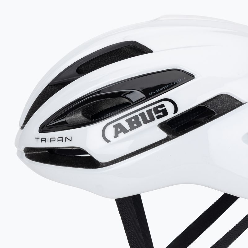 Cască de ciclism ABUS Taipan shiny white 7