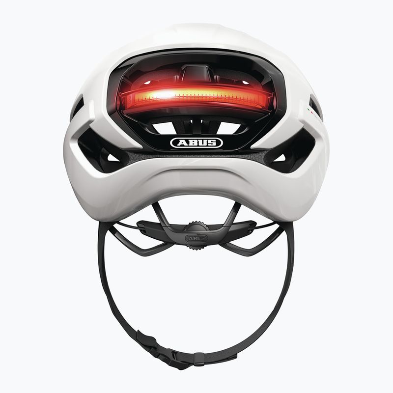 Cască de ciclism ABUS Taipan LED shiny white 5