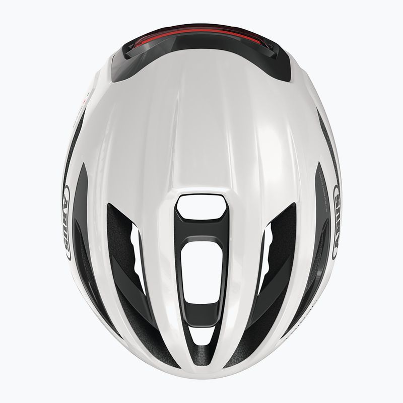 Cască de ciclism ABUS Taipan LED shiny white 6