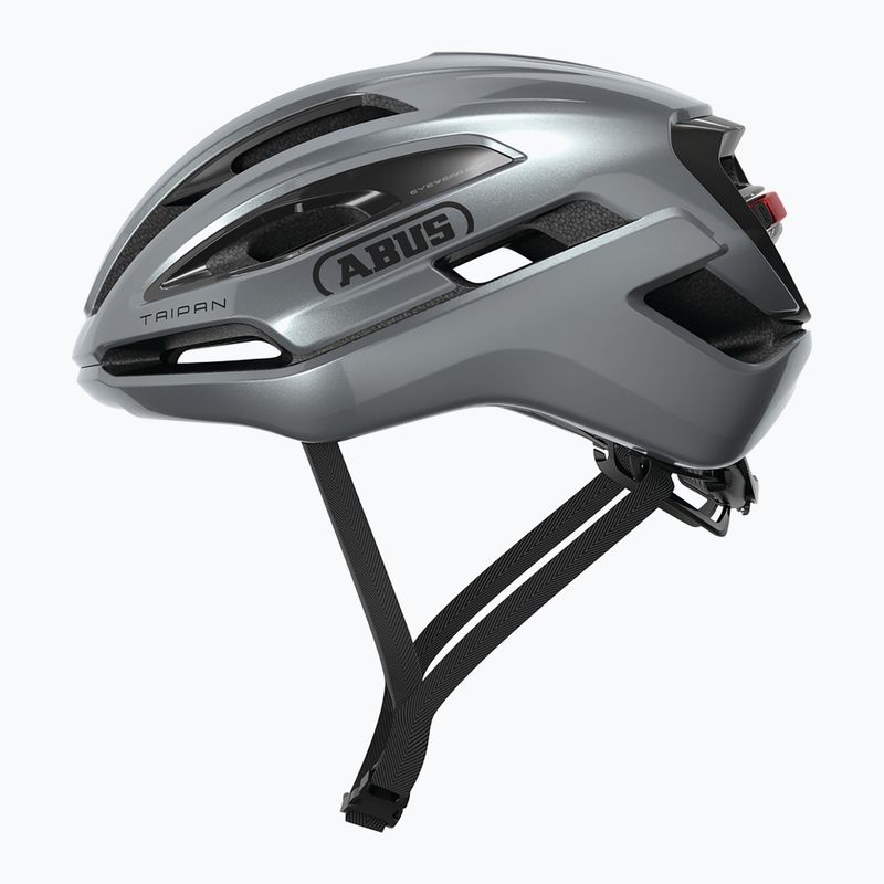 Cască de ciclism ABUS Taipan LED graphite silver 2