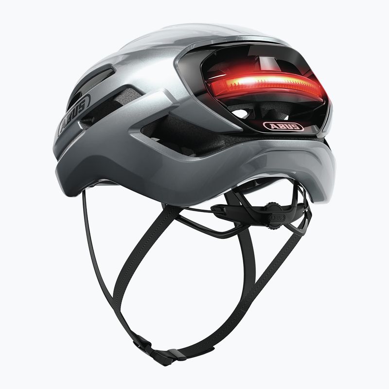 Cască de ciclism ABUS Taipan LED graphite silver 3
