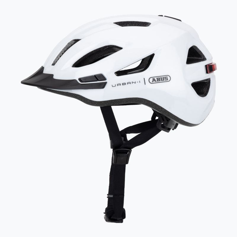 Cască de ciclism ABUS Urban-I 4.0 shiny white 3